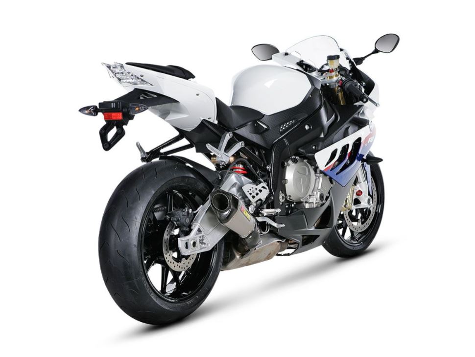 AKRAPOVIC TITANE CARBONE SLIP-ON BMW S 1000 RR 2010-14 APPROUVÉ