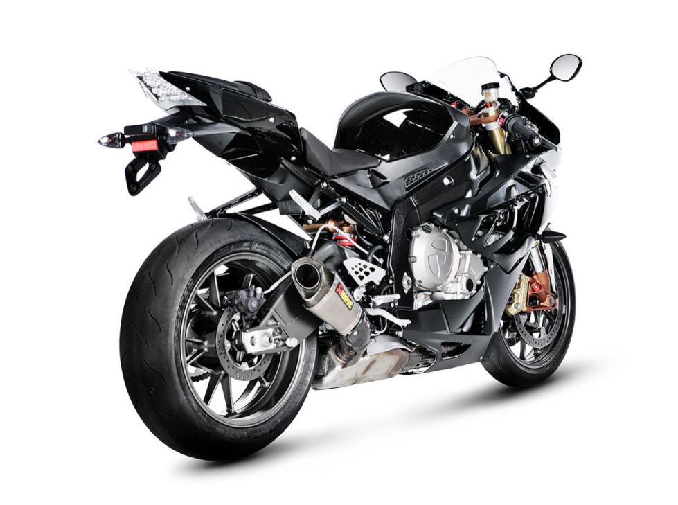 AKRAPOVIC TITANE CARBONE SLIP-ON BMW S 1000 RR 2010-14 APPROUVÉ