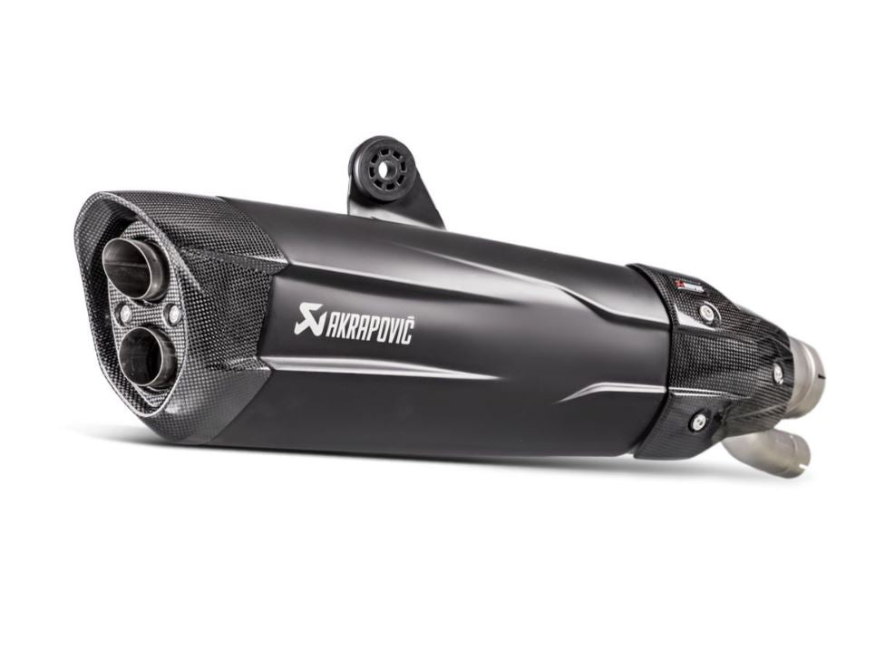 TERMINAL SLIP-ON AKRAPOVIC TITANE CARBONE NOIR BMW S 1000 RR 2017-2018