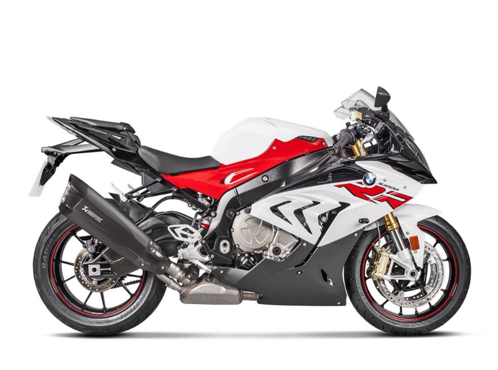 TERMINAL SLIP-ON AKRAPOVIC TITANE CARBONE NOIR BMW S 1000 RR 2017-2018