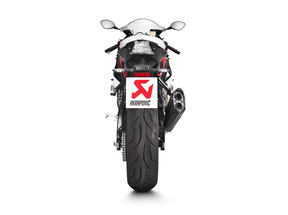TERMINAL SLIP-ON AKRAPOVIC TITANE CARBONE NOIR BMW S 1000 RR 2017-2018