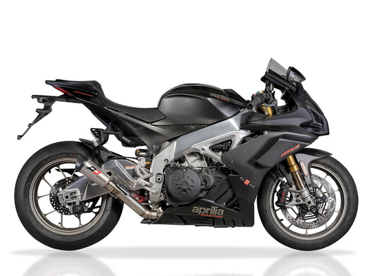 KIT DEMI-LIGNE SILENCIEUX GUNSHOT D'ECHAPPEMENT QD APRILIA RSV4 1000 / 1100 2018-2020