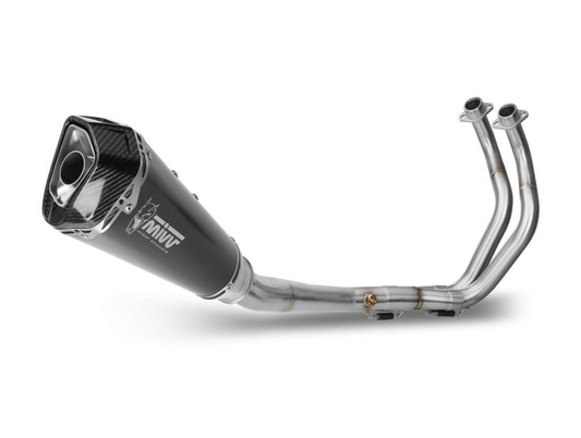 POT D'ECHAPPEMENT COMPLET DELTA RACE INOX NOIR MIVV  APRILIA RS 660 2020-2024
